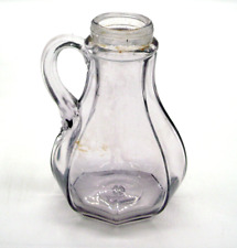 Antique 1913 EAPG Colonis Syrup Jug Amethyst Tint U.S. Glass picture