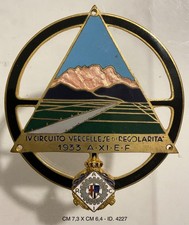VERCELLI IV° CIRCUIT VERCELLI DI REGULARITÀ 1933 XI° PLAQUE RACE CAR RACI picture