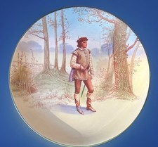Antique Royal Doulton Shakespeare Series Plate Orlando D3835 England 9 inch picture
