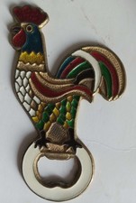 CONDITION READ Vintage Rustic Bronze Metal Rooster Wall Hanging Farmhouse Decor picture