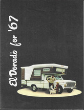 Vintage 1967 EL DORADO CAMPER sales brochure VF 8 pgs Original picture