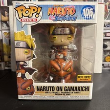 Funko Pop Naruto Shippuden: Naruto On Gamakichi #106 Hot Topic Exclusive NEW 6