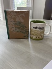 Starbucks Heidelberg Germany Coffee Mug Global Icon Collector Series Green 16oz picture