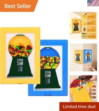 2 Pack Vintage Gumball Machine Candy Dispenser – Wall-Mounted Delight picture