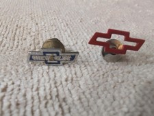Chevrolet Logo Lapel Pin Chevy Racing Bowtie General Motors Cut Out picture