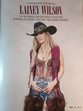 LAINEY WILSON ORIGINAL UNFRAMED 2024 magazine PROMO AD 10 x 13 inches picture