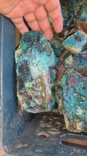  shattuckite with chrysocolla rough (By The Pound) 1 inch to 3 inches sizes   picture