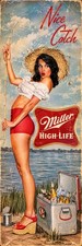 GIANT 2’X6’ VINYL BANNER - MILLER HIGH LIFE picture