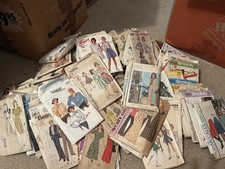 Vintage Sewing Patterns-Lot of 96 patterns picture