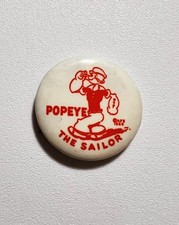 VINTAGE POPEYE THE SAILOR Pinback Pin Measuring 1.5