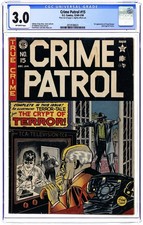 Crime Patrol #15 CGC 3.0 1950 2019188021 1st app. Crypt Keeper, Crypt of Terror picture
