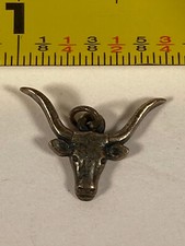 VTG James Avery Sterling Silver 925 Charm Bracelet 3D Texas Longhorn Retired picture