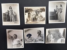 6 Original Photos USO Bob Hope Frances Langford Jerry Colonna Patty Thomas 1944 picture