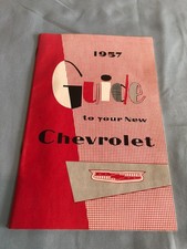 VINTAGE Guide to your 1957 Chevrolet Booklet Manual #F5 picture