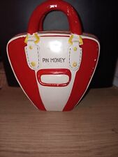 Vintage Lego Made In Japan Ceramic Bowling Bag Pin Money Piggy Saving Bank  picture