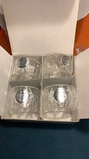 Astral Full Lead Handmade Crystal Napkin Rings Set of 4 picture