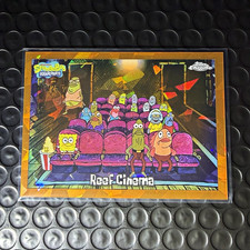 2025 Topps Chrome SpongeBob SquarePants Sapphire Reef Cinema #132 Orange #3/25 picture
