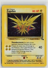 Zapdos (15) Holo Rare Unlimited FO 15/62 NM picture