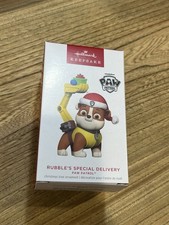 Hallmark 2023 Rubble's Special Delivery Paw Patrol Christmas Ornament picture
