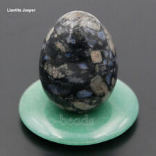 EPIC STONE- 35x45mm Llatinite Jasper Egg-Crystal Healing Decor Statue Egg picture