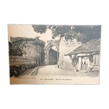 Jeanne edit.-phot. Falaise France Entree du Chateau RPPC Undivided Back picture