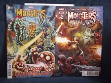 MARVEL MONSTERS #1 Superlog Variant + MONSTERS UNLEASHED #2 NM Or Better picture