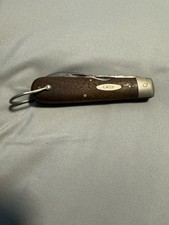 Vintage 1974 Case XX Electrician Knife Hardwood Excellent Condition picture