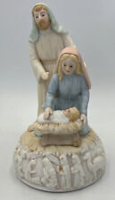 The San Francisco Music Box Company Bisque Ceramic Plays “Silent Night” picture