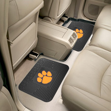 Fanmats 12257 Ncaa Clemson Tigers Back Row Utility Car Mats - 2 Piece Set 14In. picture