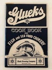 1949 GLUEK's BEER Cook Book FISH Seafood Vintage Advertising MINNEAPOLIS Brewing picture