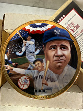 1995 Hamilton Collection Babe Ruth Called Shot Porcelain Plate Glory Game 0878A picture