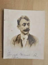 CUBA CUBAN SPAN AM WAR COLONEL SILVA PORTRAIT 1890s ORIG VIINTAGE PHOTO C11 picture