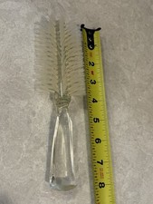 Vintage Fuller Brush Crescent Bristlecomb #530 Clear Lucite Nylon Bristles picture