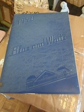 Vintage Stockton High School 1948 Blue And White Annual Yearbook book picture