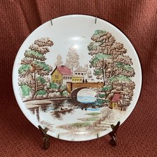 Nasco Japan Holiday Decorative Plate 10” Hand painted picture