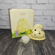 Lenox Easter PEEPS Yellow Chick Tea Light Votive Holder & Box 807266 picture