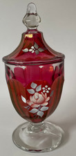 Vintage 1978 WESTMORELAND GLASS Cranberry Ruby Red 8