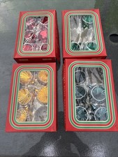 Vintage Andes #509 Bronson Imports Glass Christmas Ornaments Balls Made Colombia picture
