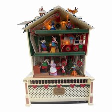 *FLAW Vintage 1995 Mr.Christmas Santa's Musical Workshop Music Lights Animation picture
