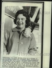 1964 Press Photo Jerrie Mock, who flew solo around the world - now23351 picture