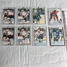 1996 NHL Hockey Card Signed Autograph Lot Of  8 Vintage Upper Deck BE A PLAYER picture