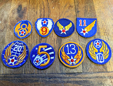 8 WW2 US Army Air Force patches (NO GLOW) picture