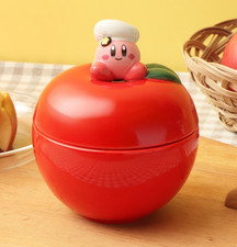 Kirby Cafe Japan Exclusive Apple Cocotte Ceramic Jewelry Box Tableware Official picture
