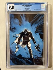 DARK NIGHTS METAL #1 CGC 9.8 Greg Capullo Sketch Art Blue Virgin Variant 2017 picture