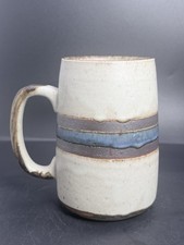 Vintage Otagiri Horizon Stoneware Handmade Pottery GrandMug Japan 5 1/8” 16 oz picture
