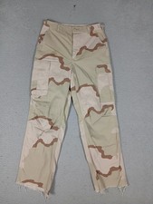 US Army Desert Combat Uniform Pants Mens S/XL Multi Camouflage Utility Pockets picture