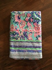 Lilly Pulitzer Blue Horizon JUNGLE SUNRISE LARGE BEACH TOWEL Summer Pool GWP NWT picture