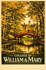 🎓 College of William & Mary Poster - 24x36” Premium Matte Paper 200gsm picture