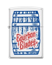BOURBON & BLADES 2026 RED WHITE BLUE ZIPPO LIGHTER LIMITED EDITION KY BARREL picture