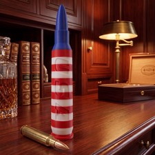 2nd Amendment USA America 250 Enlarged 223/556 Rifle Round Man cave Office Decor picture